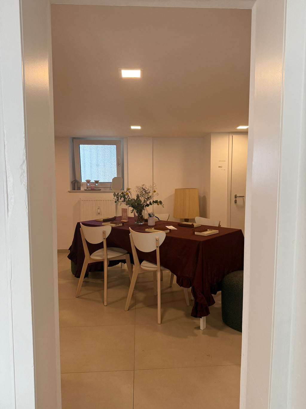 Platzreservierung (4-8 Personen): Hinterraum
